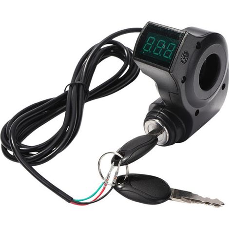 Antivol de démarrage pour trottinette électrique, commande au guidon, accélérateur au pouce avec clés, compatible avec Kugoo M4 (1/5)