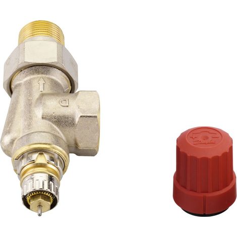 Danfoss Corpo valvola RA-N 20 R 3/4, UK (assiale), nichelato opaco, 013G0155