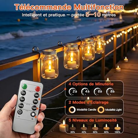Bougie LED Rechargeable, Bougie Chauffe Plat LED (1/4)