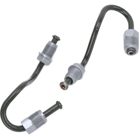 2 Stück flexible Bremsschläuche hinten links und rechts 1K0611763E 1K0611763F Kompatibel mit Audi A3 Cabriolet (1/5)