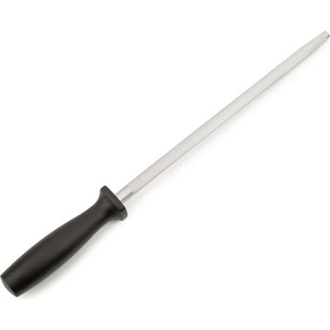 Manual Knife Sharpener - Carbon Steel and Diamond, Ergonomic Handle, 203mm, For Thin Blades, Black, Precise and Durable Sharpening, Suitable for Right- and Left-Handed Users (1/4)