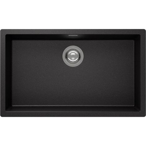 SCHOCK Einbaubecken Cristadur KAIA N-100XL A Stone Exzenterbedienung (1/2)