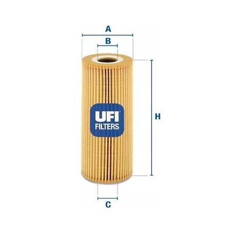 Filtro de aceite UFI 25.011.00 (1/5)