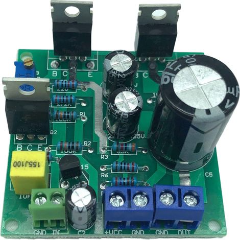 DC 12V power amplifier board, audiophile grade, 1969 Class A small power amplifier board, DIY audiophile grade finished board, immersion gold board. (1/4)