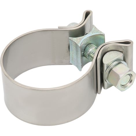 Colliers de serrage universels pour joints d'échappement, colliers de serrage antirouille pour silencieux, haute dureté, pour collecteur d'échappement, 2 pouces (1/5)