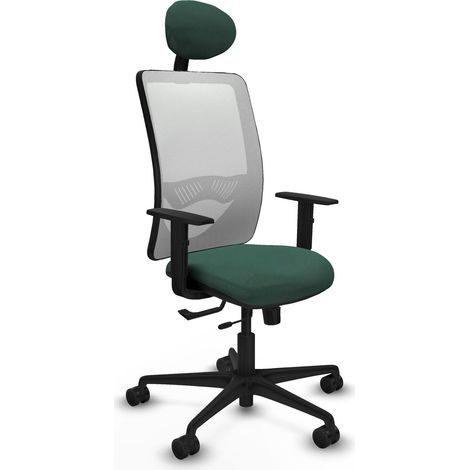 Chaise de bureau piqueras y crespo Zulema noir mousse nylon (1/2)