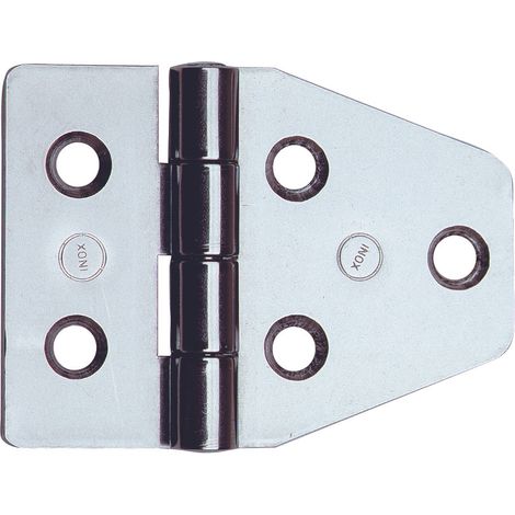 CERNIERA PERNO FISSO  852 IN INOX NAUTICA 55X40 MM- ALDEGHI LUIGI SPA- 12,0 pz