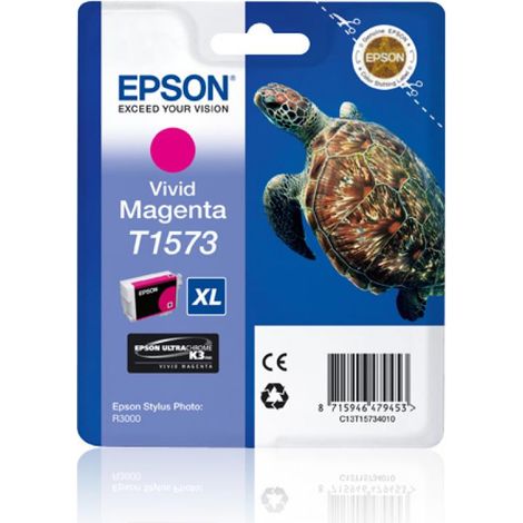 Tinta original epson t1573 magenta c13t15734010 25.9ml