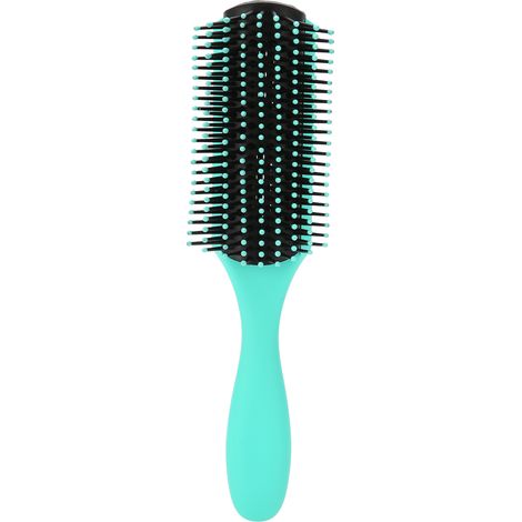 Peigne professionnel 9 rangs en nylon antistatique, brosse démêlante et massante pour cheveux bouclés (1/5)