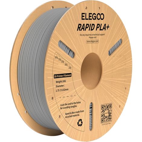 Filamento Rapid PLA+ elegoo (grigio)