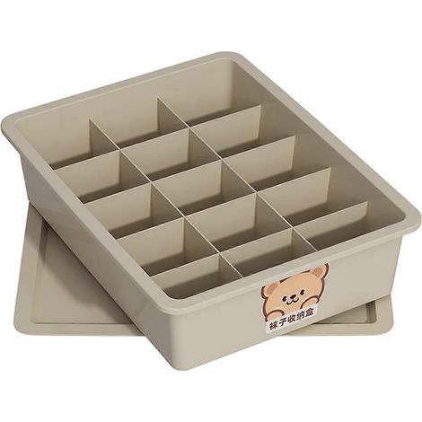 Große Aufbewahrungsbox für Unterwäsche, ideal zur Organisation Ihrer Garderobe. (1/5)