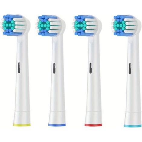 4/16/20/80 têtes de brosse de rechange pour brosse à dents électrique Oral-B Sensitive D25 D30 D32 D18 4739 3709 4728 D4510 SB17A-4pcs (1/5)