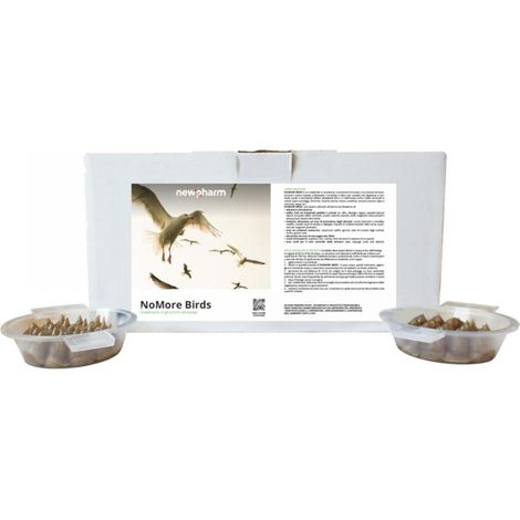 Newpharm NoMoreBirds Repellente Piccioni Gabbiani Dischetti Pronto Uso 2/15pz 15pz