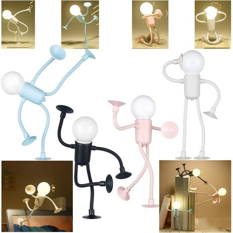 Veilleuse décorative amusante et en forme de sportif mini lampe table pliable adaptée à plusieurs pièces 4 mélanges couleurs (1/4)
