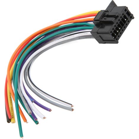 Connecteur adaptateur faisceau câblage autoradio stéréo remplacement Pioneer 2350 DEH-150MP DEH150MP, kit câble ISO, interface installation rapide, qualité robuste. (1/5)