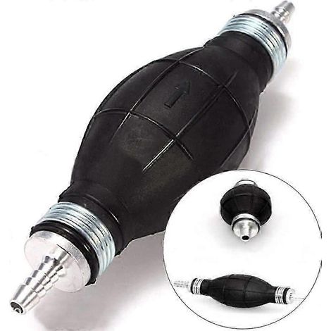 Pompe à essence manuelle, 12 mm, en caoutchouc et aluminium, avec amorceur intégré, accessoires auto (ShiKai) (1/5)