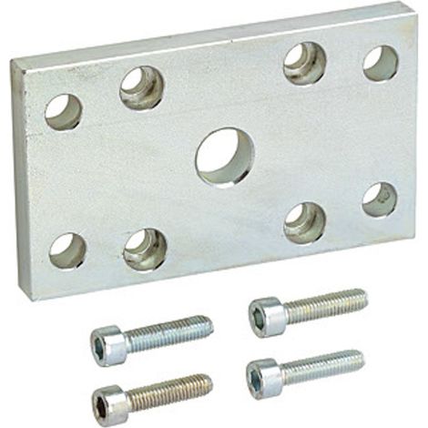Riegler Front- oder Bodenflansch, ISO 15552, ISO 21287, Kolben-Ø 32 (1/3)