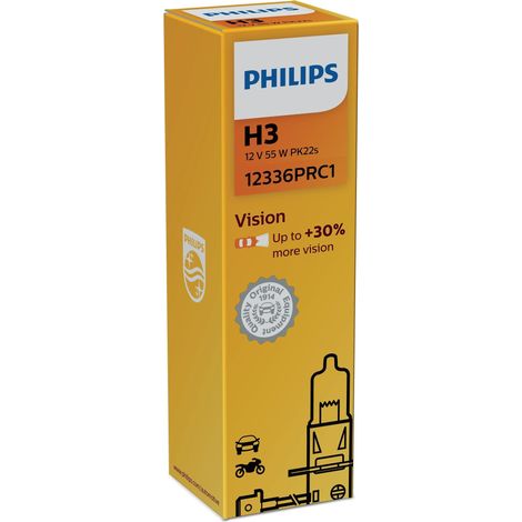 Ampoule de phare H3 Vision Philips (1/4)