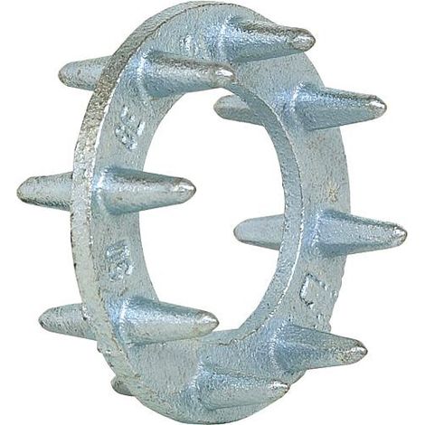 Attache pour bois bilateral diam. 50 mm, galv zingue