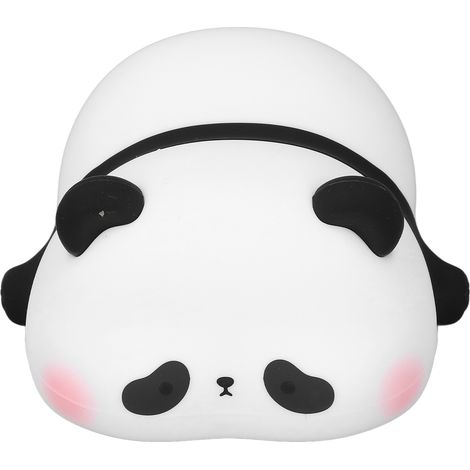 Veilleuse lampe de nuit en silicone panda LED réglable 3 niveaux 1200 mAh pour table de chevet (1/5)
