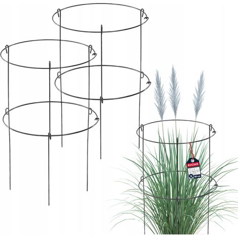 KADAX Gartenstütze aus Stahl pulverbeschichtet, Pflanzehalter, 90 cm (1/5)