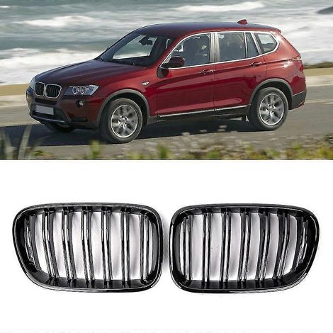 1 Paar Nierengrills vorne, Ersatz-Renngrills für BMW X3 F25 2011 2012 2013 – Grasgrün