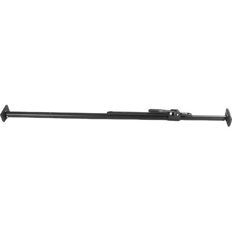 Ridique de Lit de Pick-up de Cargaison Réglable Division du Lit Non Glissant Stabilisateur Réglable pour la Remorque SUV Van 1420-1800 Mm Noir avec des Coussinets en Caoutchouc (1/4)