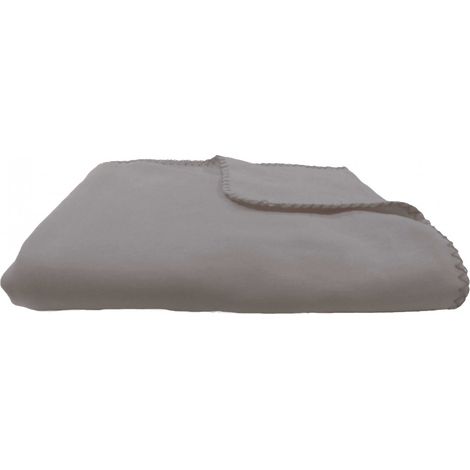 plaid polyester gris 130x150cm (1/2)