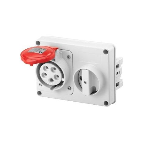 SOC.PR.VE.H.S.F.3P+N+T 16A 400V 6H SBF GEWISS GW66109