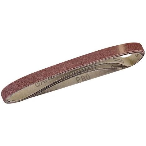 NASTRI ABRASIVI 13x457mm GRANA 80 5PZ SILVERLINE 740136