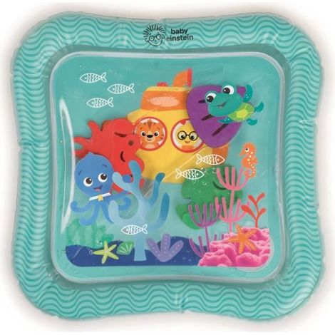 BABY EINSTEIN Tapis d'éveil et matelas a eau Ocean Explorers, sensory splash, 3 créatures flottantes, des la naissance (1/5)