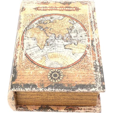 Decorative Book Box, Vintage Style for Storage and Photos (1/5)