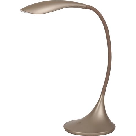 Lampe bureau feuille champagne LED 5,3W Dominic Rabalux (1/4)