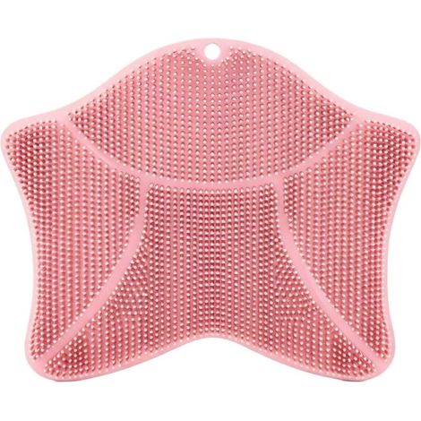 Silicone shower mat 30 x 25 cm with suction cups (1/5)