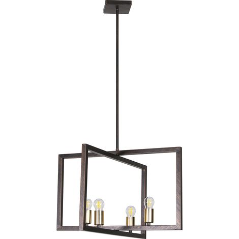 Deckenlampe im Retro-Design - Pendelleuchte - Robson Gold