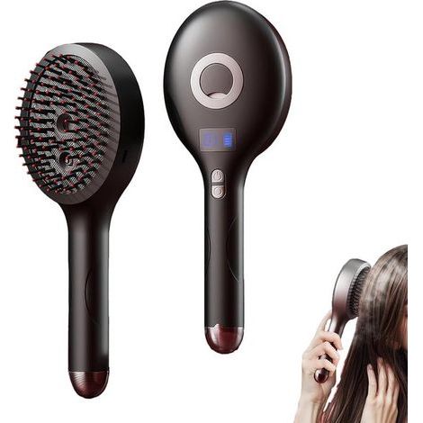 Réveil numérique à double alarme – Volume et luminosité réglables – Écran LED multicolore avec veilleuse – Fonction snooze et sauvegarde de la mémoire – Noir (1/5)