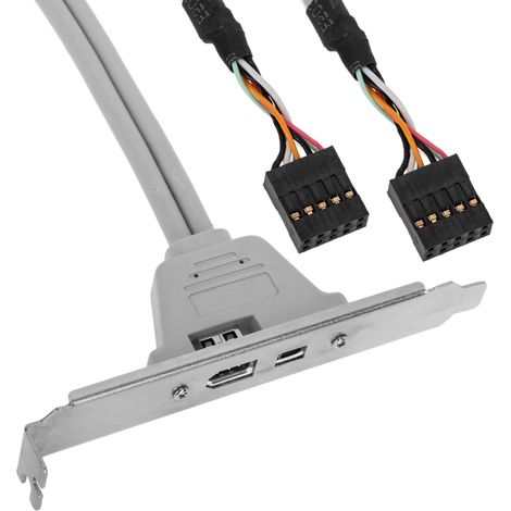 BeMatik - Placa de conexión FireWire 400 IEEE 1394 de 4 pines y 6 pines hembra