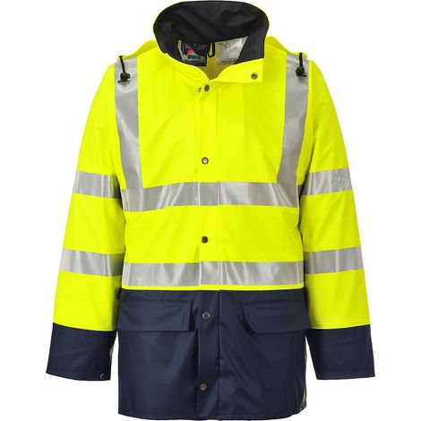 Chubasquero de alta visibilidad Sealtex Ultra Contrast Rain  Amarillo/Marino L