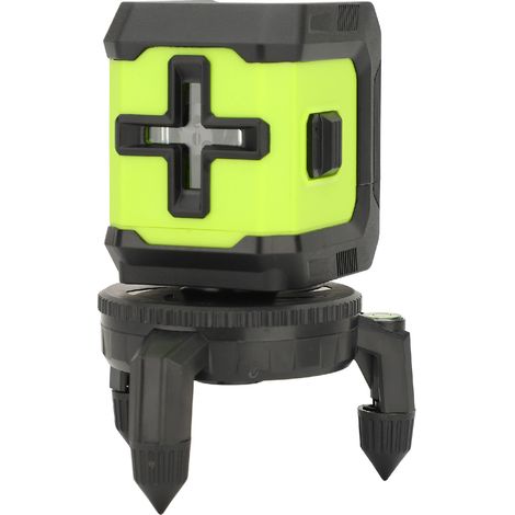 Niveau Laser à Traits 2 Lignes Faisceau Vert Luminosité Réglable Haute Visibilité Étanche IP54 Outil de Nivellement Laser (1/5)