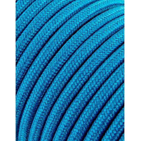 Câble Tubulaire Bleu 2x0,75mm Câble Souple Pour Luminaires Et Petits Appareils - Edm (1/2)