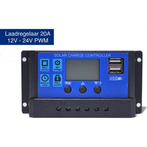 20A DC 12V-24V PWM-Laderegler  Solarmodul  Nachhaltige Energie (1/5)