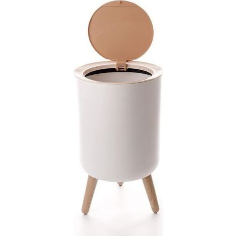 7-Liter-Abfalleimer mit Push-to-Open-Deckel. Moderner, minimalistischer Abfalleimer für Küche, Bad, Schlafzimmer, Wohnzimmer und Büro (1,8 l, 7 l). (1/5)