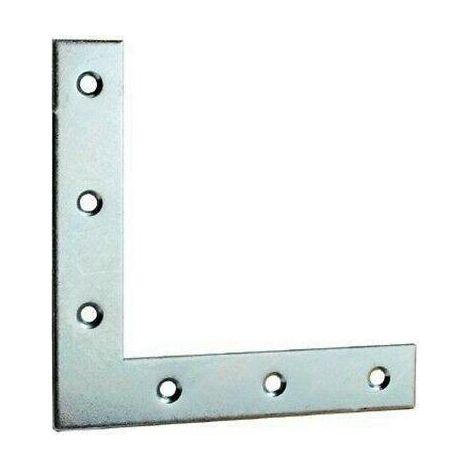 PIASTRA DI RINFORZO A SQUADRA mm.60 ZINC