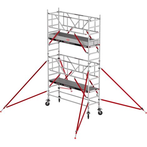 Altrex Fahrgerüst RS Tower 51-S Safe-Quick Aluminium mit Holz-Plattform 5,20m AH 0,75x1,85m (1/3)