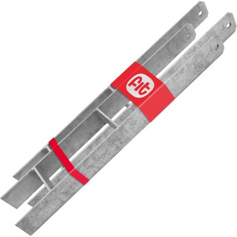 Wickey Bodenanker Erdanker -Set MasterLock für Spielturm & Schaukel, Anker, Pfostenanker für Klettergerüst & Gartenzaun - 2 Stück