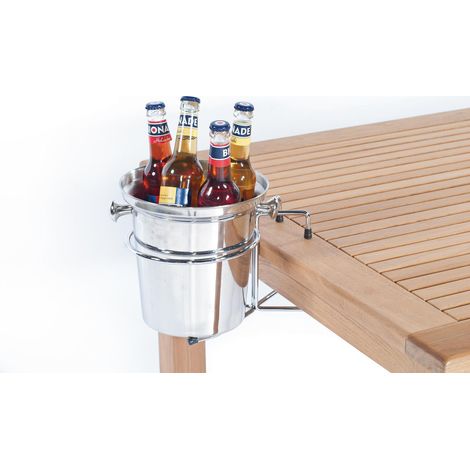 Sektkühlerhalter für Tisch verchromt