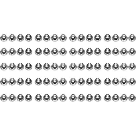 80 x Potentiomètre Bouton en métal avec 0-9 Plateau pour bouton d'arbre 6mm (1/5)