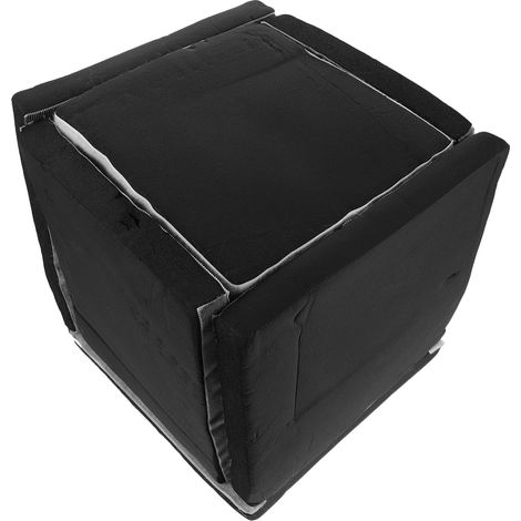 Caisson Phonique Installation Facile Pompe Piscine en Mousse Isolante Noire, Couverture Insonorisante pour Pompe Surpresseur Eau Bruit (1/5)