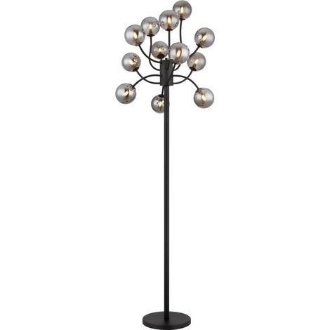 Globo - tischlampe - RIHA - schwarz - glas - Ø 62cm - G9 -