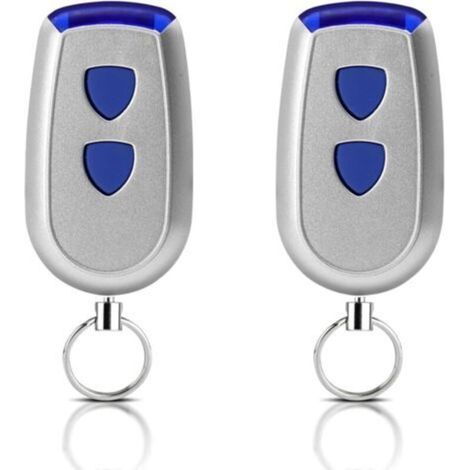Mando a distancia de repuesto de 2 canales y 433,92 MHz – Paquete de 2 unidades compatibles con Normstahl Crawford EA433, T433-4, RCU 433
